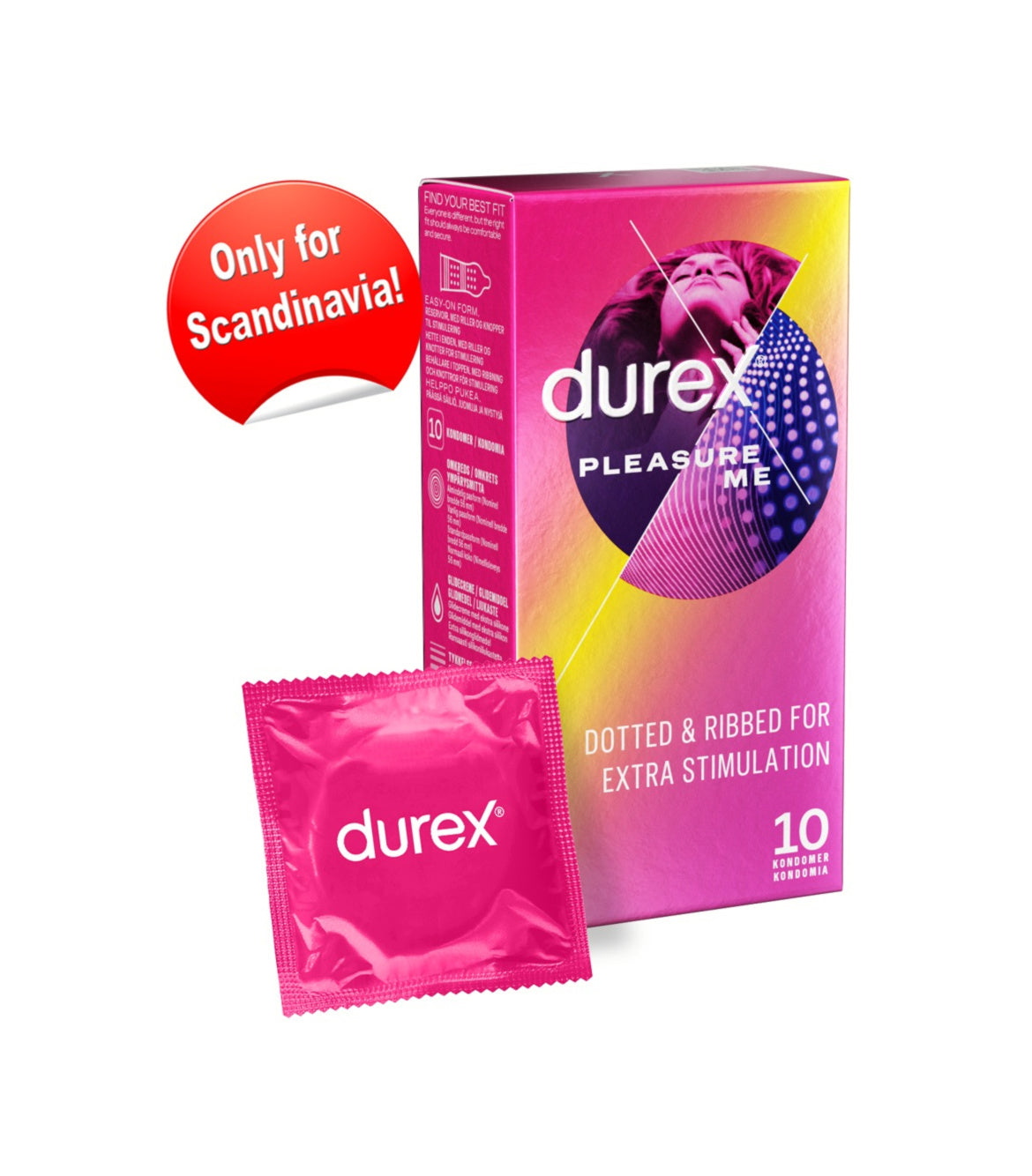 Gerripte Kondome "Durex" Pleasure Me