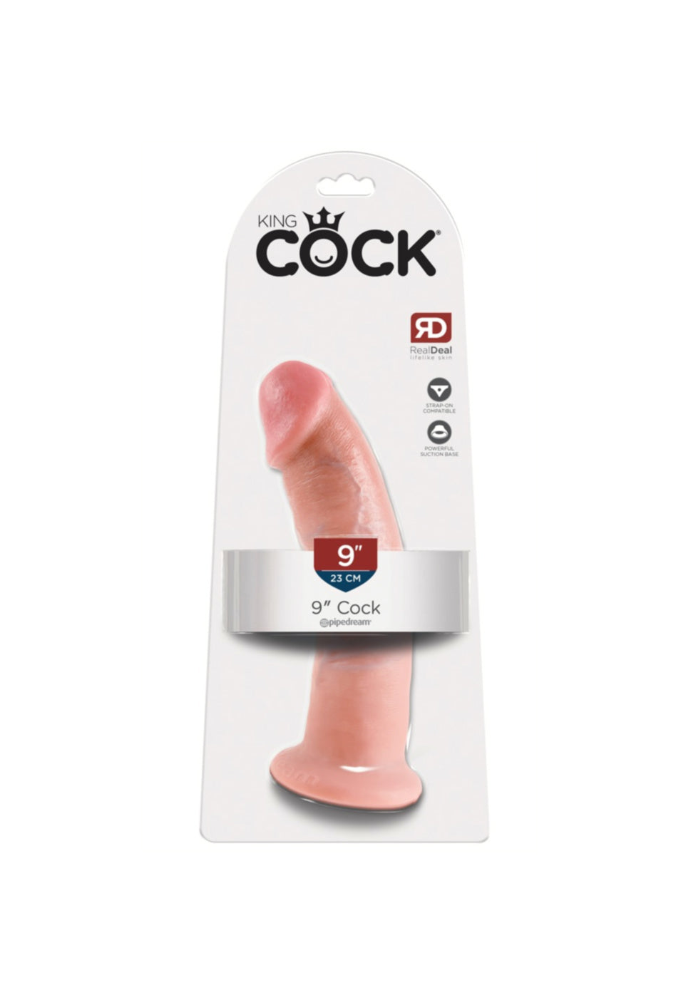 Realistischer Dildo 9“